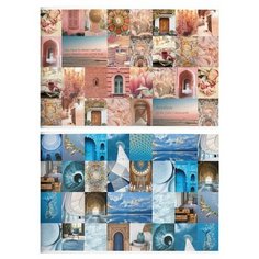 Альбом для рисования А4, 40л schoolформат Коллаж Красоты (100 г/кв. м, скрепка, мелованный картон, матовая ламинация), 35шт.