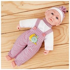 Пупс мягкий «Саша» со звуком, цвета микс Noname