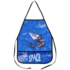 ТПК Пчелка Фартук для труда 490 x 390, ТПК Пчелка, ФДТ-3 "Космос" синий Пчёлка