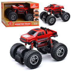 Машина WY661А "Внедорожник" 1:12 (свет, звук) в коробке (цвет красный) Wen Yi