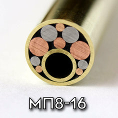 Мозаичный пин МП8-16 диаметром 8мм с темлячным отверстием 3мм, Заготовка для рукояти ножа, поделок, хобби, творчества! Knife Make