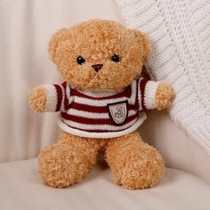 Мягкая игрушка "Медведь" в кофте, 28 см, цвет бежевый Pr Market