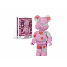 Конструктор светильник Bear Розовый медведь 2630 деталей Moyubl