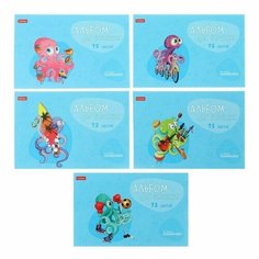 Альбом для рисования А5, Осьминожки 8 шт Случай