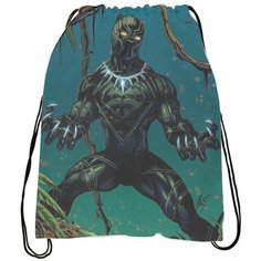 Мешок для обуви Чёрная пантера - Black Panther № 7 Bugrikshop