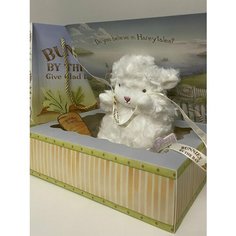 Овечка мягкая милая пушистая игрушка с Подарочным пакетом и коробкой Rabbits by the bay