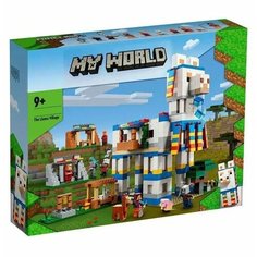 Конструктор набор Minecraft Майнкрафт Деревня лам 1252 дет Планета конструкторов