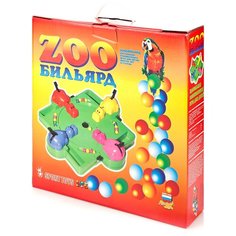 Настольная игра для детей, Зообильярд, развивающая, обучающая Огонёк