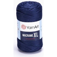 Пряжа YarnArt Macrame XL темно-синий (162), 100%полиэстер, 130м, 250г, 3шт