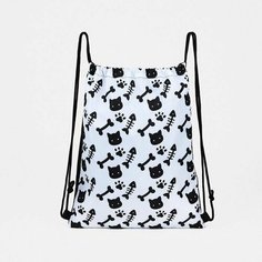 Мешок для обуви Мордочка кота, 35 1 42 см, отд на шнурке Нет бренда