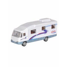 Машинка - трейлер, дом на колесах, инерционная, с выдвижным люком, белая, 1 шт. Sweet Home