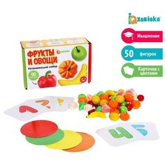 Развивающий набор Фрукты и овощи, сортер, по методике Г. Домана Нет бренда