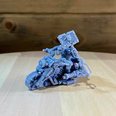 Игровые фигурки Ork Meganobz on Warbike Warhammer 40K (Orc WarBoss 40K) (Warhammer, Вархаммер) Нет бренда