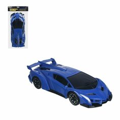 Машинка инерционная, ABS, 32х16х10 см, мешок подарков (дизайн в ассортименте) 1шт.