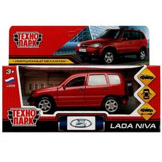Внедорожник ТЕХНОПАРК Lada Niva, LADANIVA-12-RD, 12 см, красный