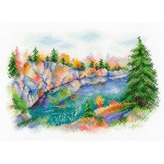 Набор для вышивания "Карелия. Парк Рускеала" 9543527 М.П.Студия