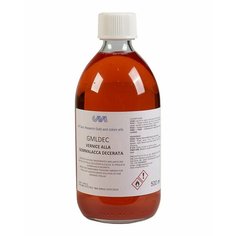 Шеллак очищенный жидкий 500 мл в стеклянной бутылке Masserini