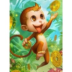 Алмазная мозайка (картина) без подрамника, готовый размер картины 39*29 см Нет бренда