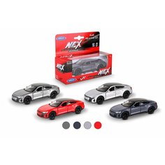 Машинка AUDI E-TRON GT / модель машины 1:38 с пружинным механизмом / цвет в ассортименте Welly