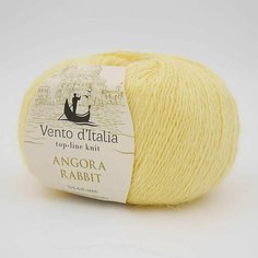 Пряжа VentodItalia Angora rabbit 43 Венто дИталия Ангора Раббит, 70% пух ангорского кролика, 30% нейлон, 50 г, 350 м, 1 моток.