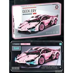 Конструктор Техник "Спорткар Lamborghini SLAN" 1016 деталей Пластмастер