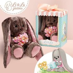 Мягкая игрушка «Li с цветами», зайка Зайки Li&Lu