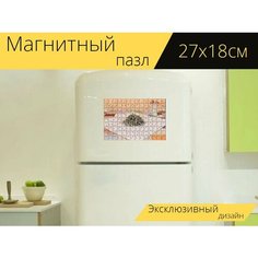 Магнитный пазл "Анчоус, рыба, рыбы" на холодильник 27 x 18 см. Lots Prints