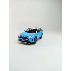 Коллекционная машинка игрушка металлическая Toyota PAV 4 для мальчиков масштабная модель 1:24 голубой Alexplay