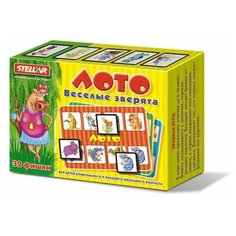 Лото «Весёлые зверята» Стеллар