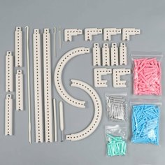 Многофункциональное устройство для вязания +2 иглы+крючок, набор Россия