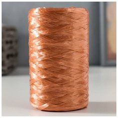 Пряжа "Для вязания мочалок" 100% полипропилен 400м/100±10 гр (бронза), 1шт Dreammart