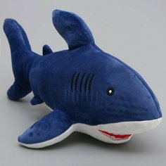 Мягкая игрушка «Акула», 55 см, цвет синий Noname