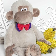 Мягкая игрушка Обезьянка Роберт в галстуке-бабочке, 38см Budi Basa Collection