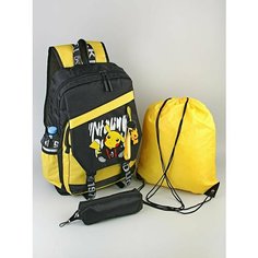 Рюкзак школьный Bagway ранец ортопедический с принтом Пикачу