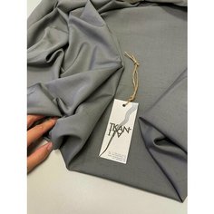 Ткань Костюмно-плательная однотонная вискоза со льном и шелком, 1 м. Noname