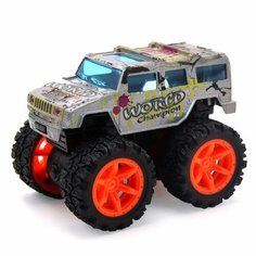 Funky toys Инерционная серая die-cast машинка джип с красными колесами FТ8485-8 с 3 лет