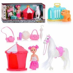 Кукла с аксессуарами, в коробке Kosmos