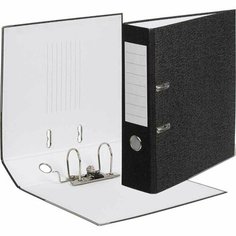 Папка-регистратор 80мм, А4, Экономи Элемент, мрамор, мет угол, реестр Noname