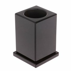Карандашница из черного обсидиана 4,8х4,8х9,5 см 126776 Уральский сувенир