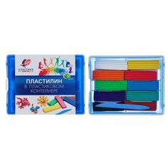 Пластилин 10 цветов 200 г "Классика" Луч