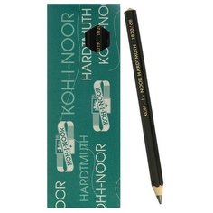 Карандаш утолщенный чернографитный 5.6 мм, Koh-I-Noor Jumbo Black Star 1820 6B, L=175 мм