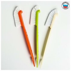 Щётка для мытья бутылочек и сосок, цвета микс Idea (М Пластика)
