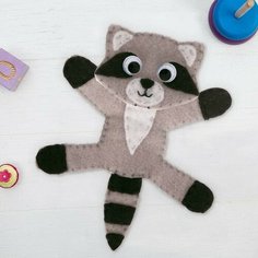 Набор для творчества. Игрушка из фетра с магнитами «Енот» Школа талантов