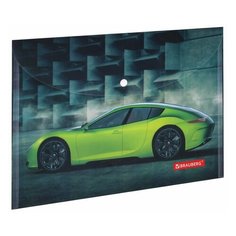 Папка-конверт Unitype с кнопкой BRAUBERG SPORT CAR - (12 шт)