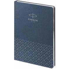 Parker P1114005 Ежедневник недатированный, синий c нанесением logo parker
