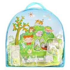 Домик игровой нейлон 7015ESG с тоннелем в сумке Китайская игрушка1