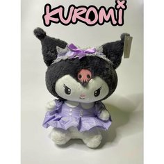 Игрушка мягкая Куроми аниме, плюшевый зайка Kuromi, фиолетовый Miyalitty