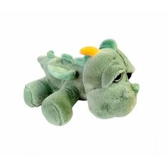 Мягкая игрушка Дракон зеленый. 28 см. Талисман 2024 года Дракон лежачий Королева Игрушек