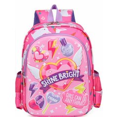 Рюкзак Multibrand, Разноцветный, Единый школа