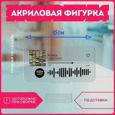 Акриловая фигурка для дома скриптонит репер реп исполнитель спотифай spotify v7 Krasnikova